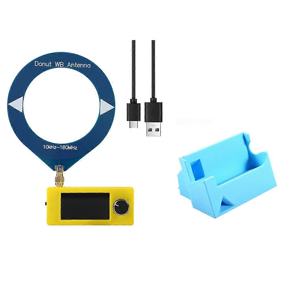 Si4732 Mini-radioempfänger-set + 3d-halterung, 10–180 Mhz, 1,9-zoll-bildschirm, Fm/am/lsb/usb, Si4732 Kurzwellenradioempfänger