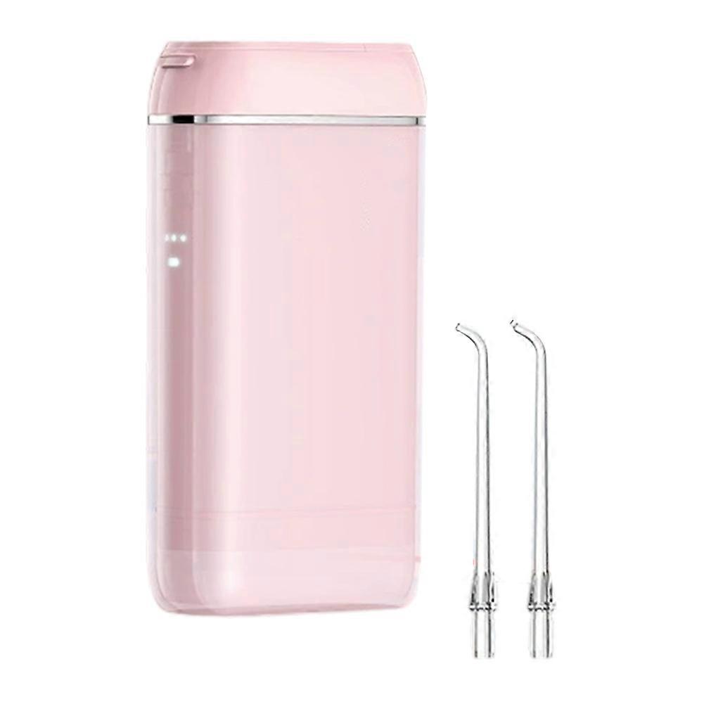 Ultraschall-munddusche Mit Wasserstrahl-zahnbürste Für Optimale Zahnreinigung, Ideal Für Zu Hause Und Auf Reisen (rosa).