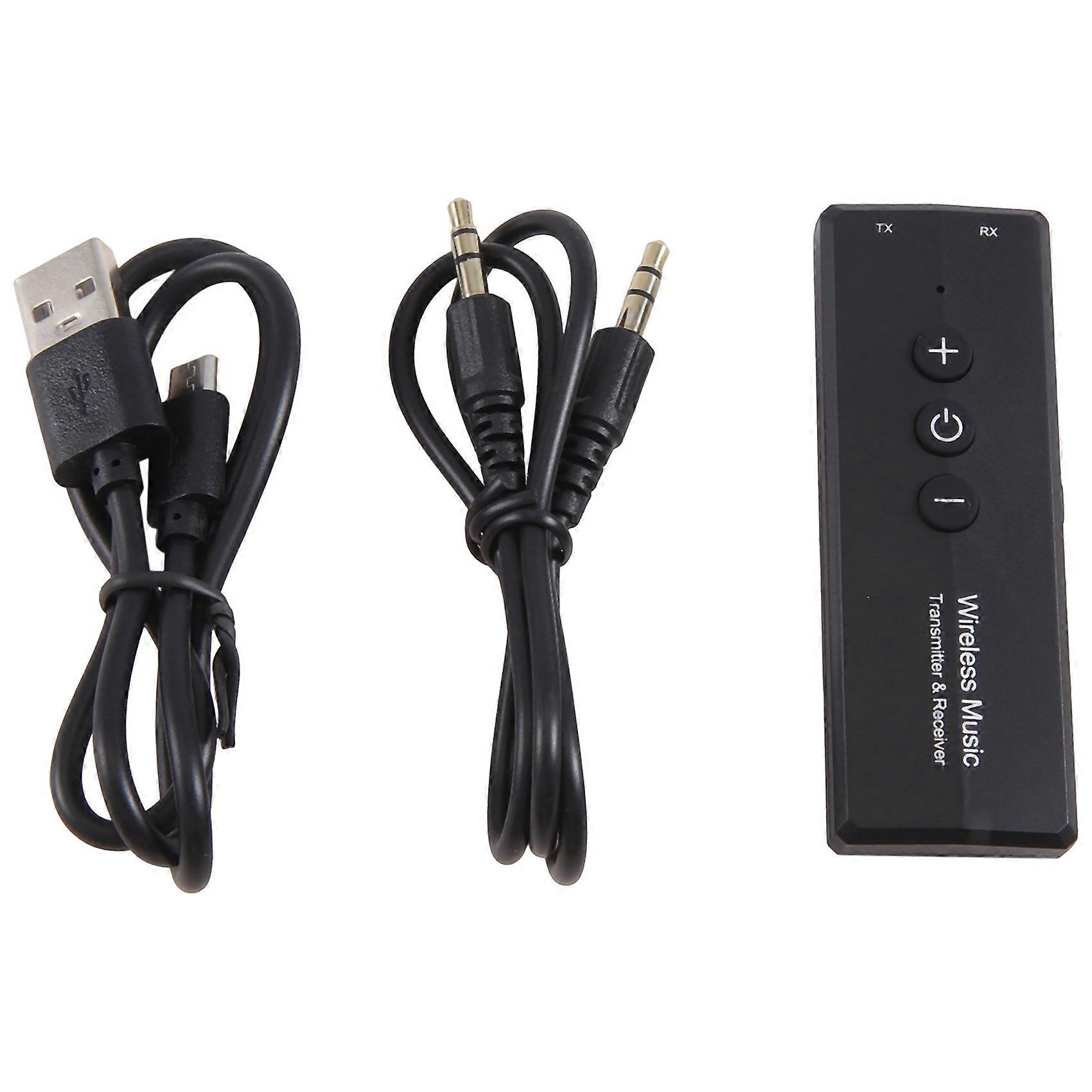 Bluetooth 5.3 3-in-1 Audio-empfänger Und -sender Mit 3,5-mm-aux-anschluss Und Mikrofon, Drahtloser Adapter Für Auto, Lautsprecher, Fernseher Und Pc.