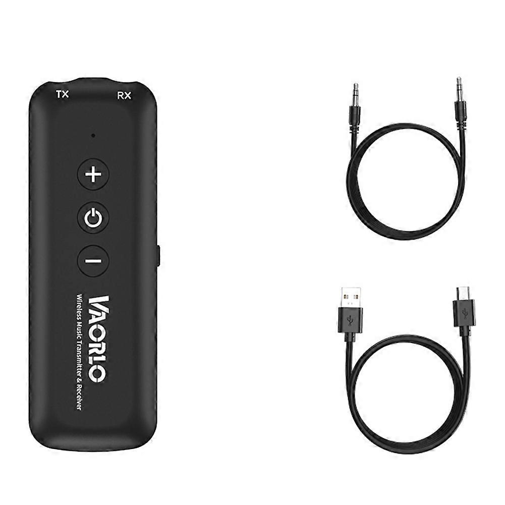 Vaorlo 3-in-1 Bluetooth 5.3 Audio-empfänger/sender Mit 3,5-mm-aux-eingang Und Mikrofon Für Auto, Fernseher Und Pc