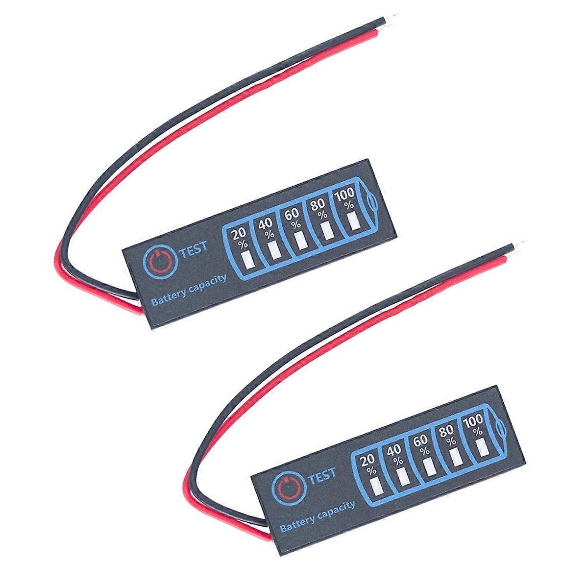 Batteriestandsanzeiger (2 Stück) Für Ternäre 3s-lithium-, Lithium-eisenphosphat- Und Bleiakkumulatoren.