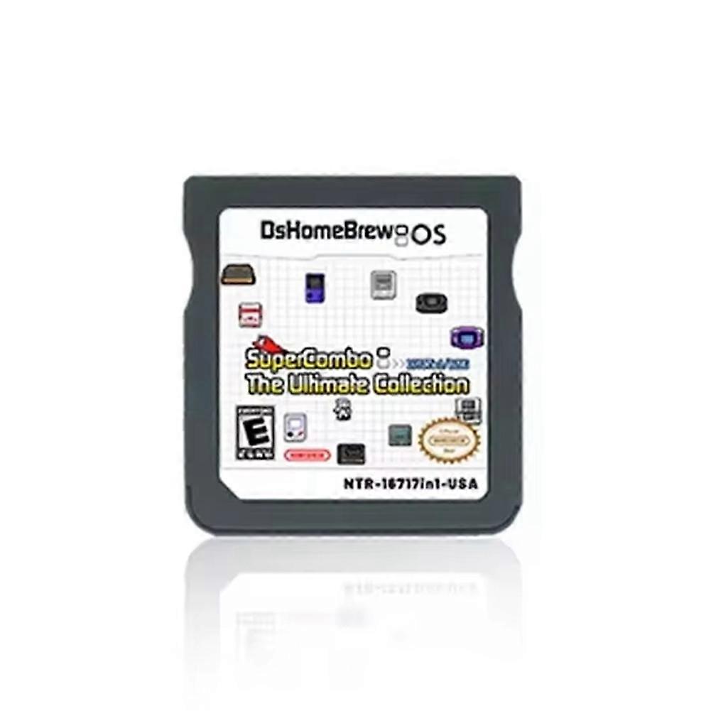 Supercom Ds 16171 In 1 Sdhc-speicherkartenadapter Mit 128gb Tf-karte Für Die Videospielkonsolen Nds, Ndsl, 3ds Xl Und 2ds Xl