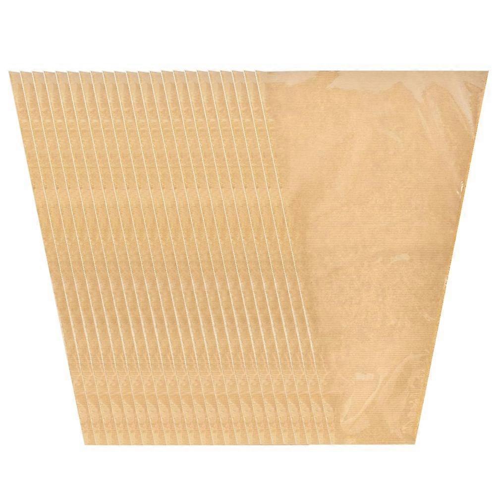 Packung Mit 50 Blumenstraußhüllen, Transparente Kraftpapiertüten Von 35,5 X 56 Cm, Format 35,5 X 56 Cm.