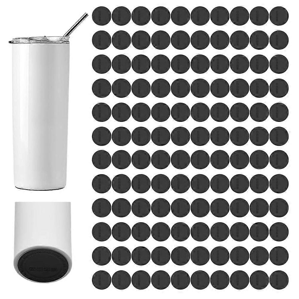 Gummiuntersetzer Für Sublimationsdruck, Rutschfeste Silikonuntersetzer Für Gerade Und Schmale Gläser, 120 Stück