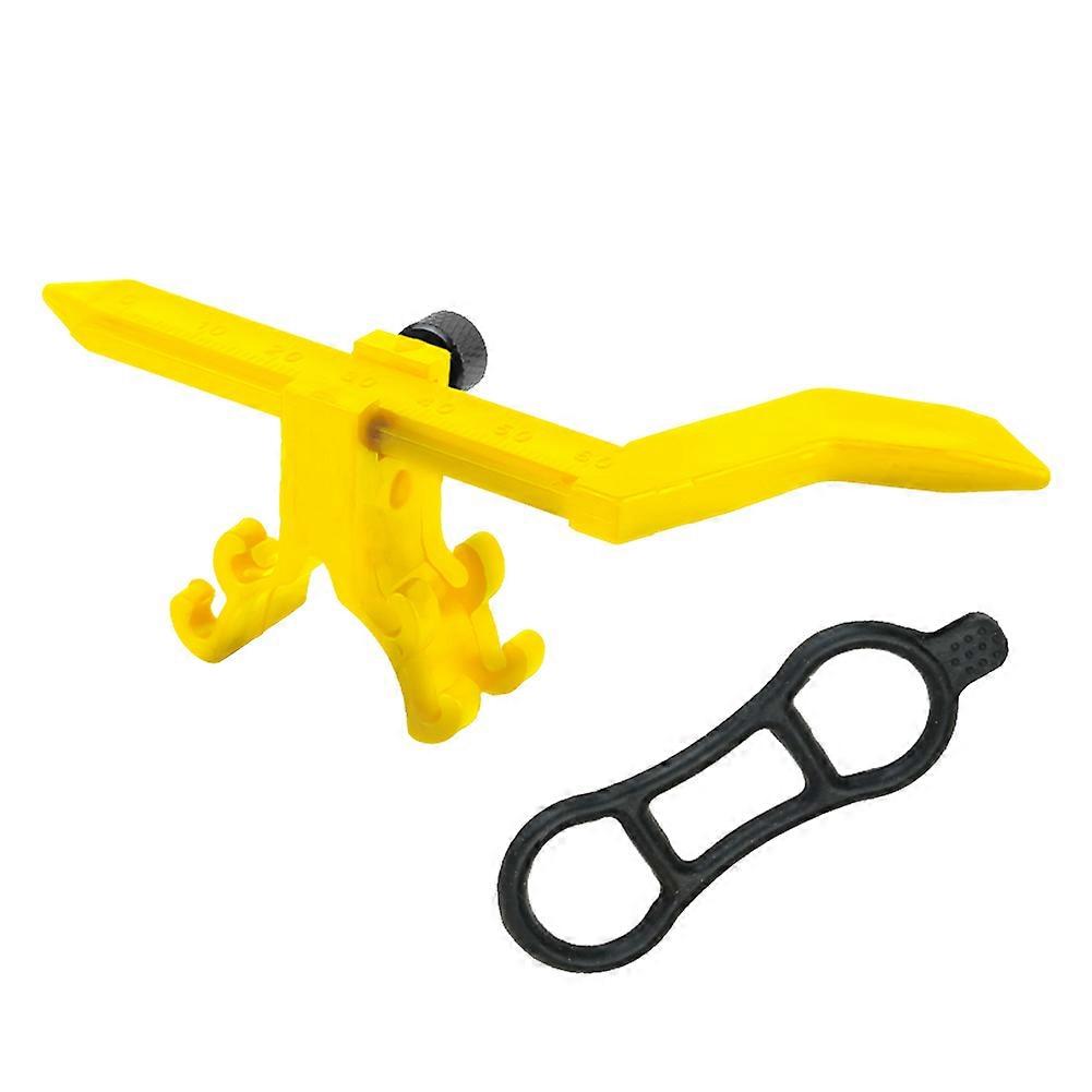 Mini-radzentrierständer, Felgeneinstellwerkzeug, Fahrradradreparaturwerkzeug, Fahrradzubehör, Gelb