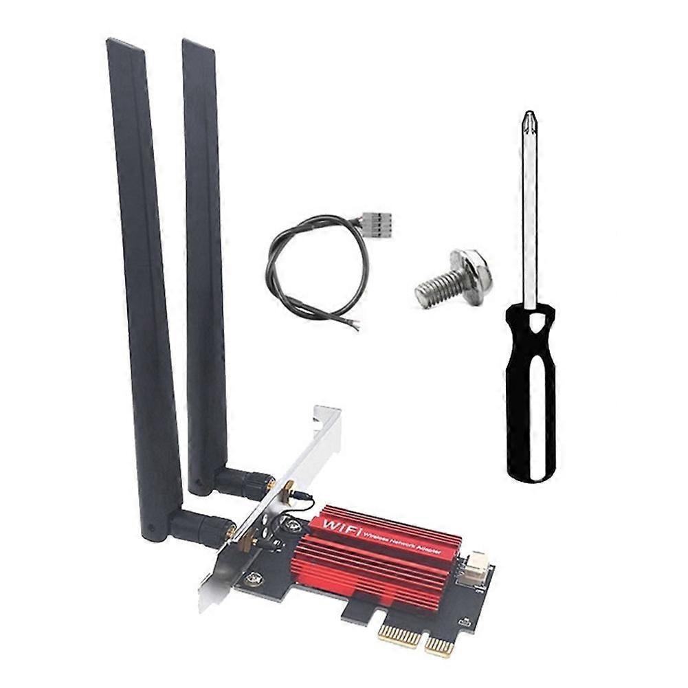 Qcncm865 Tri-band 2,4 Ghz/5 Ghz/6 Ghz 9256 Mbps Wlan-adapterkarte Pci-e Bt5.4 Für Windows 10/11 Desktop-pcs