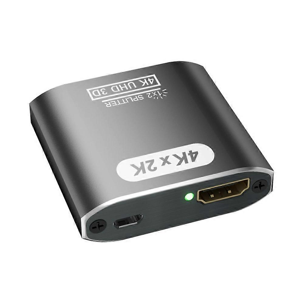 Hdmi-splitter Mit 1 Eingang Und 2 Ausgängen Für Computermonitore, 4k 30hz-hd-video-bildschirmübertragung