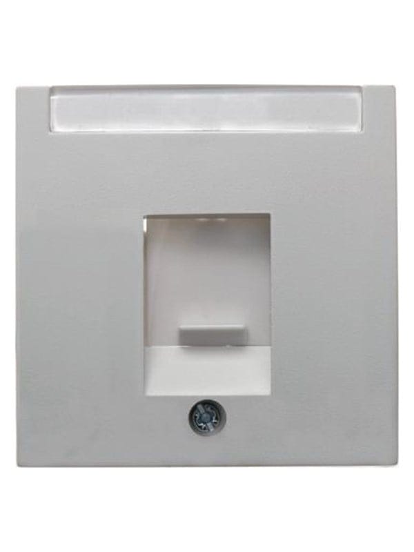 Berker Centre plate with dust protection polar white