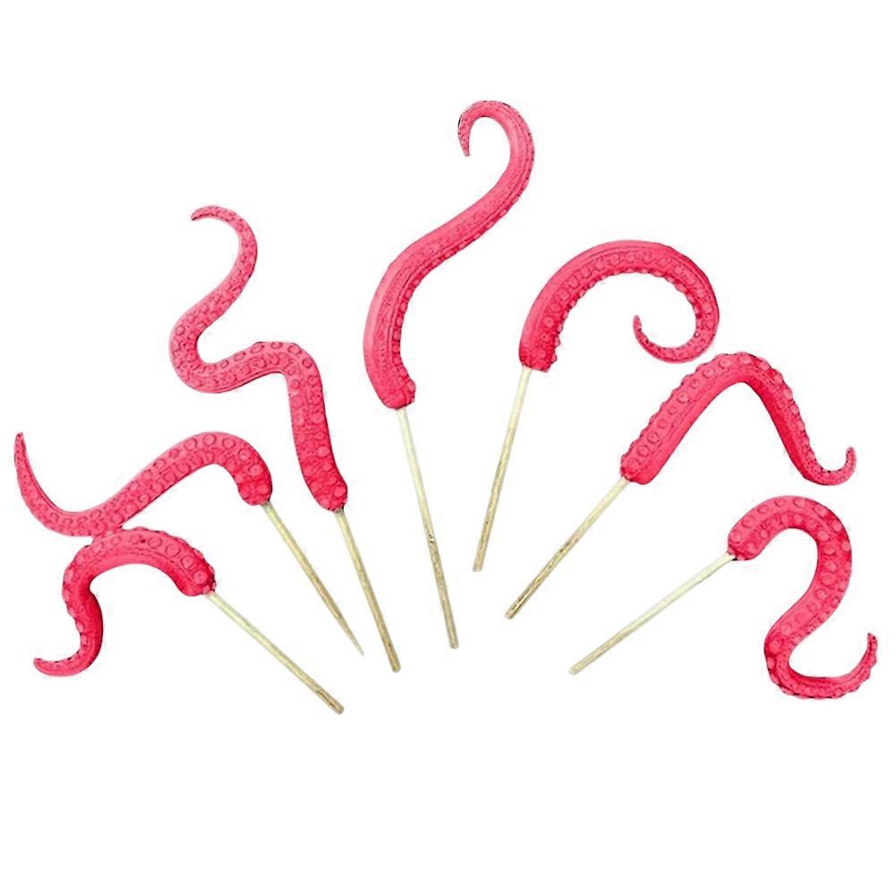 Tentakelartige Pflanzendekoration, Oktopuspflanze, Tentakelartige Kunst, Dekoration Für Den Innenbereich, Rote Pflanzenornamente