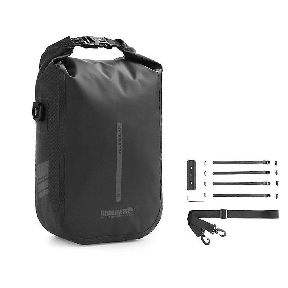Rhinowalk Vorderradgabeltasche Für Rennrad, Roller, Wasserdicht, Schnellverschluss, 4l, Schultertasche.