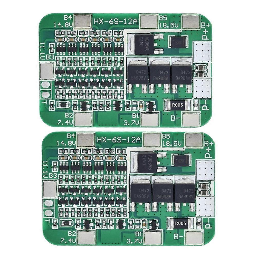 Diy-montagesatz Für 18650 Lithium-ionen-akkumodul (2 Stück, 6s, 22,2 V, 12 A)