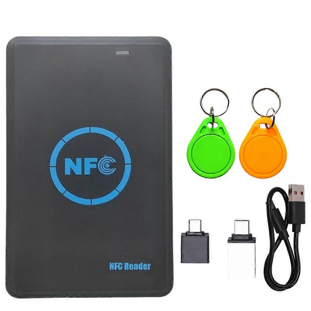 Rfid-chip-duplikator Mit 5 Frequenzen + Nfc-schlüsselanhängerleser (2xuid), 125k Hid-kopierer / 13,56m Ic/id-kopierer, 125k Token-schreiber