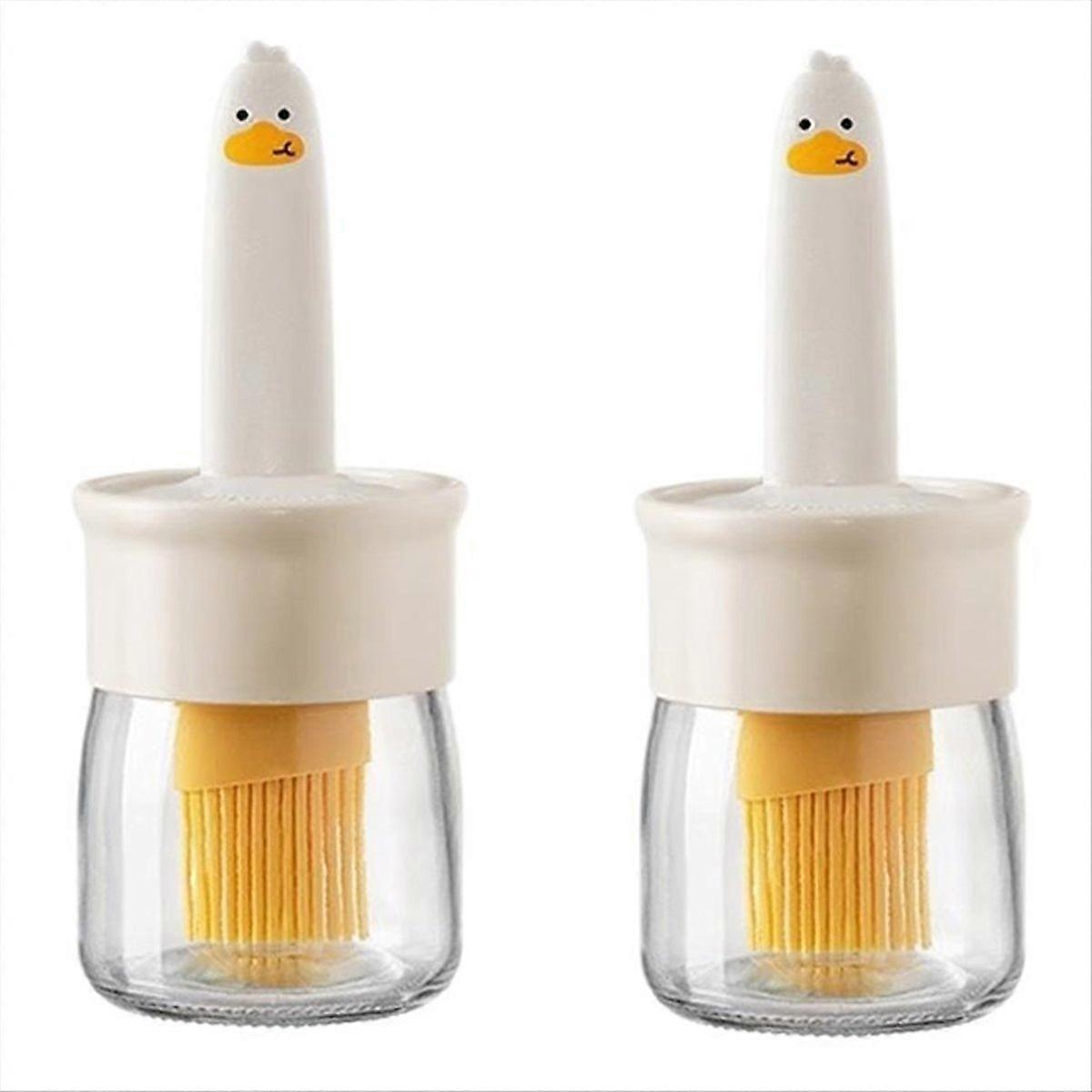 Little Yellow Duck Ölflasche, Bürste Und Flasche In Einem Produkt, Silikonbürste Für Hochtemperaturgrill, Für Den Hausgebrauch.