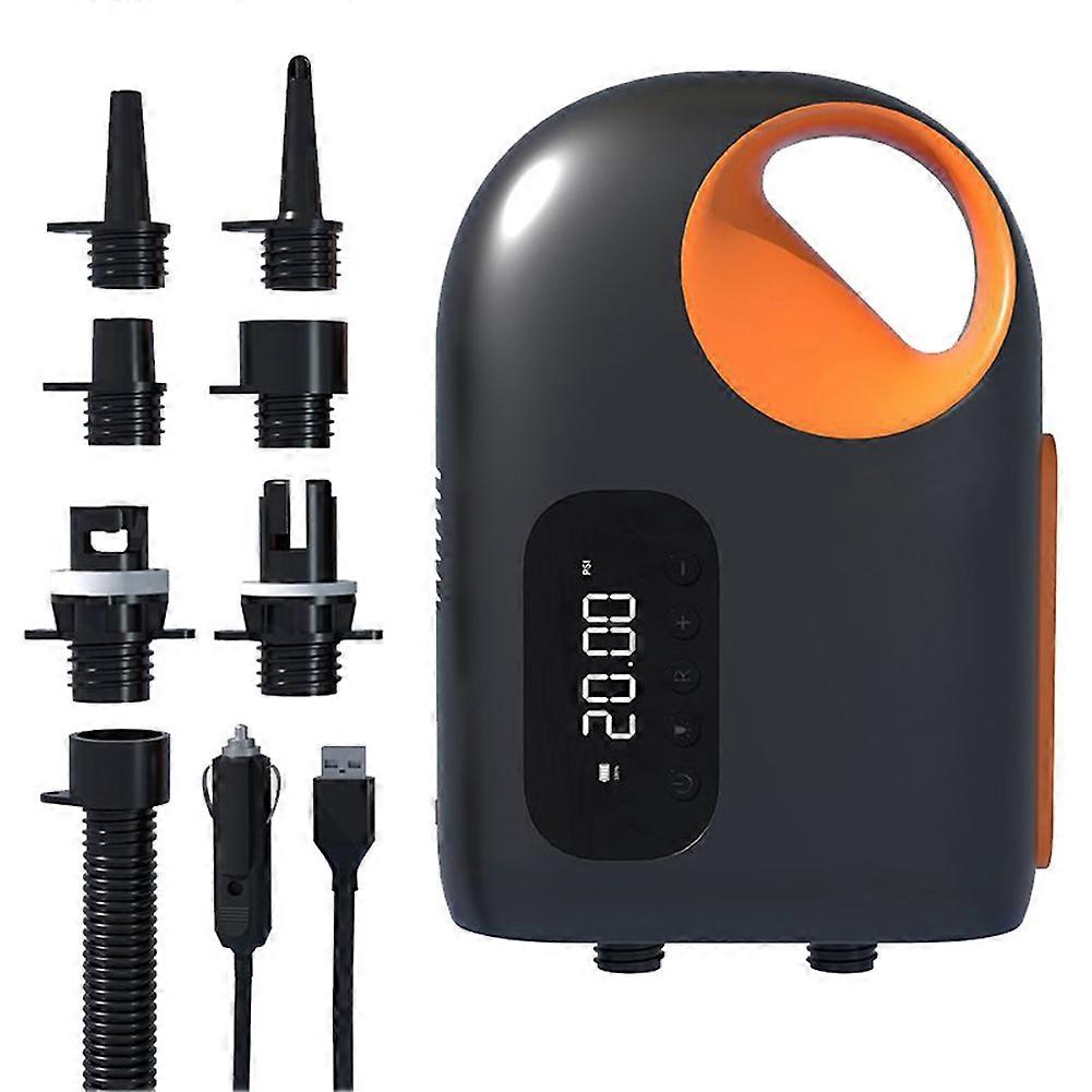 Elektrische Luftpumpe (20 Psi), Gleichstrompumpe Für Schlauchboote Und Kajaks, Effizientes Aufblasen Und Ablassen Der Luft, Tragbares Design