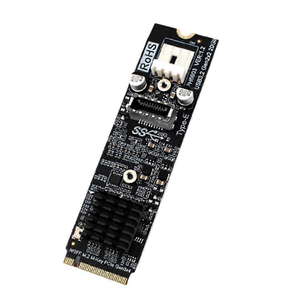 Pcie-zu-usb-3.2-typ-c- Und Typ-e-20-gbit/s-frontpanel-adapterkarte Mit Asm3242-chip Für Das Ph6603-mainboard
