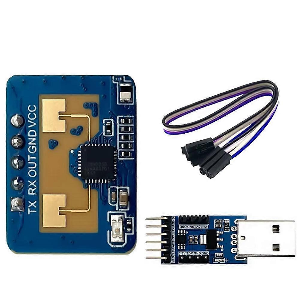 Ld2410c 24-ghz-radarmodul Zur Personenerkennung Mit Intelligentem, Berührungslosem Induktionssensor Zur Überwachung Von Atmung Und Herzfrequenz