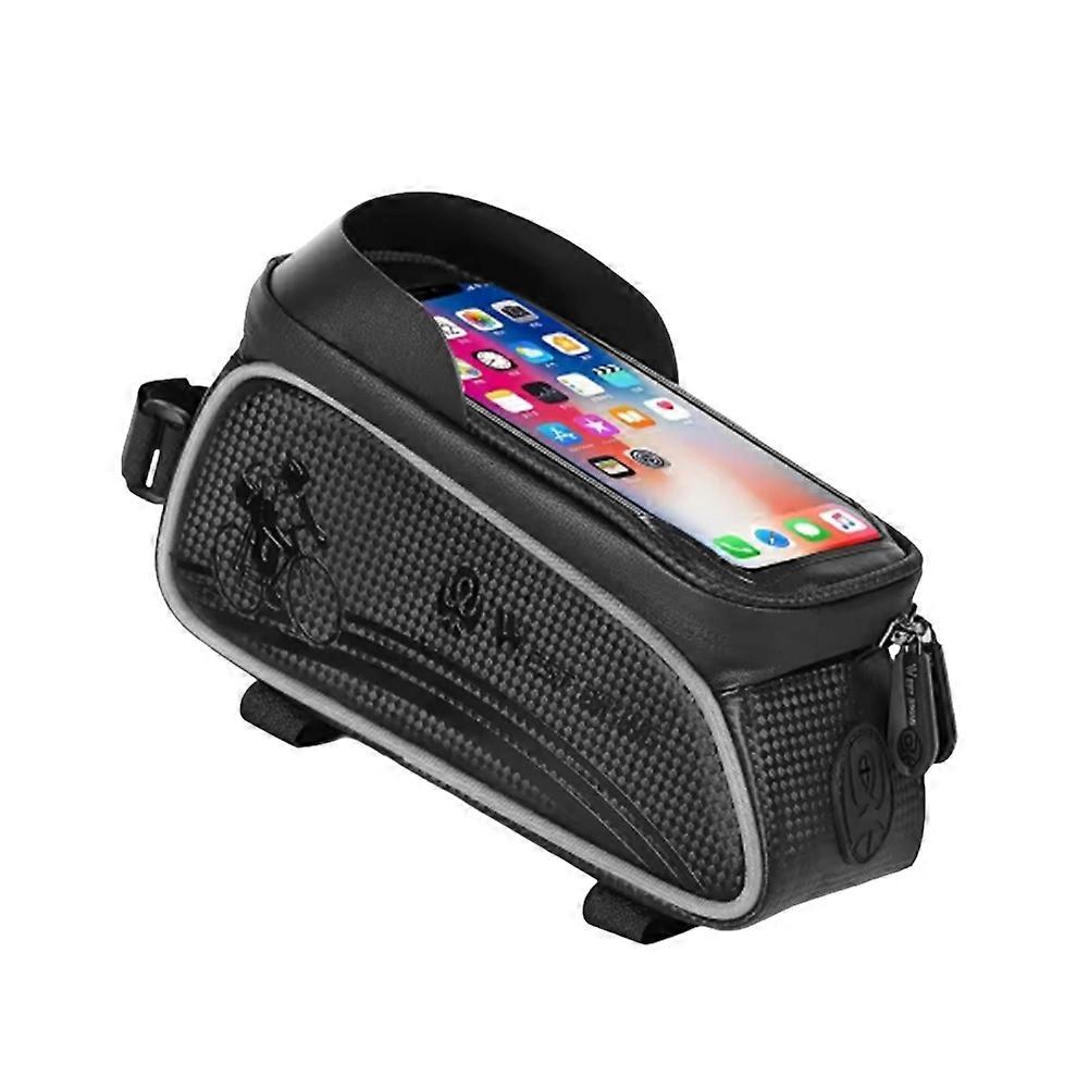 West Biking Fahrradtasche, Wasserdichte Rahmentasche Für 6,5-zoll-touchscreen-handys, Ideal Für Mountainbikes Und Rennräder.