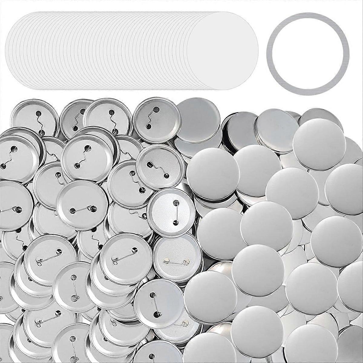 200 Materialsets Zur Herstellung Von 58 Mm (2,25 Zoll) Großen Knöpfen, Komplettset Zur Herstellung Von Knöpfen Und Abzeichen, Kompatibel Mit Knopfmaschinen.