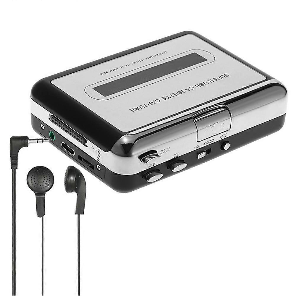 Usb-kassetten-zu-mp3-konverter, Audioplayer Mit Kopfhörern