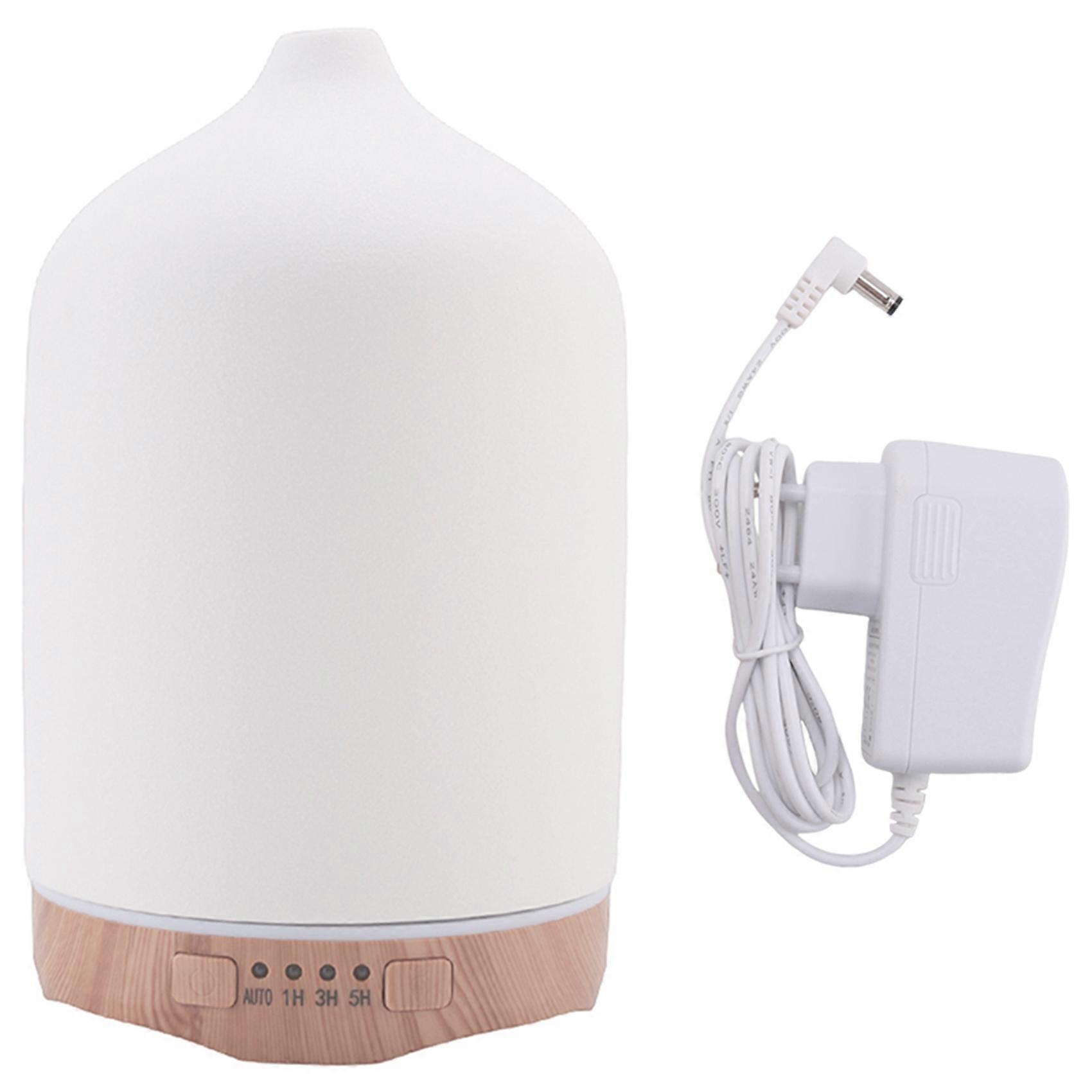250-ml-aromatherapie-diffusor Für Ätherische Öle, Erfrischender Luftbefeuchter Mit 7-farbiger Led-beleuchtung, Keramikdiffusor Für Zuhause – Eu-stecker