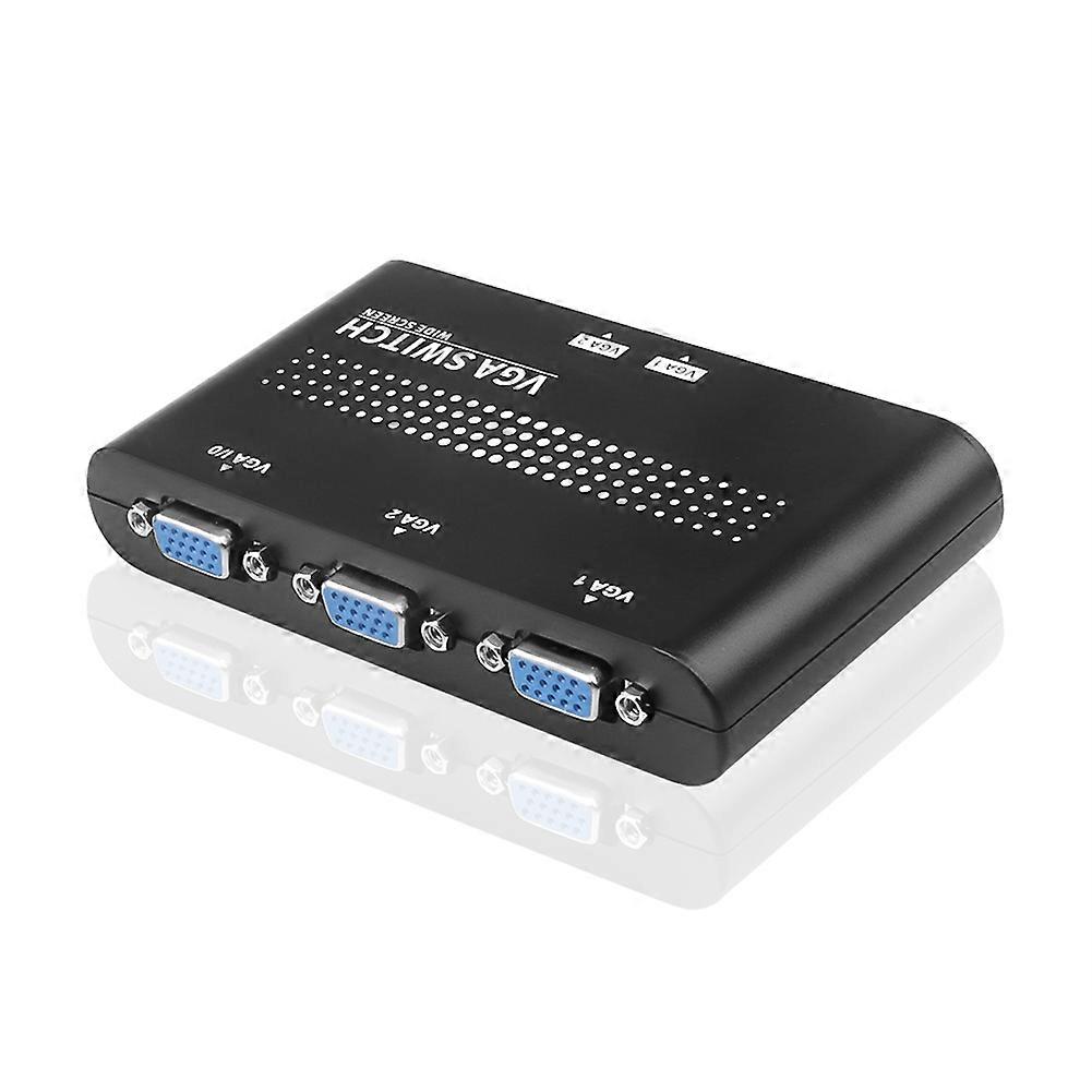 2-in-1 Vga-umschalter/splitter Mit Hd-videokonverter Für Projektor, Pc, Fernseher Und Laptop