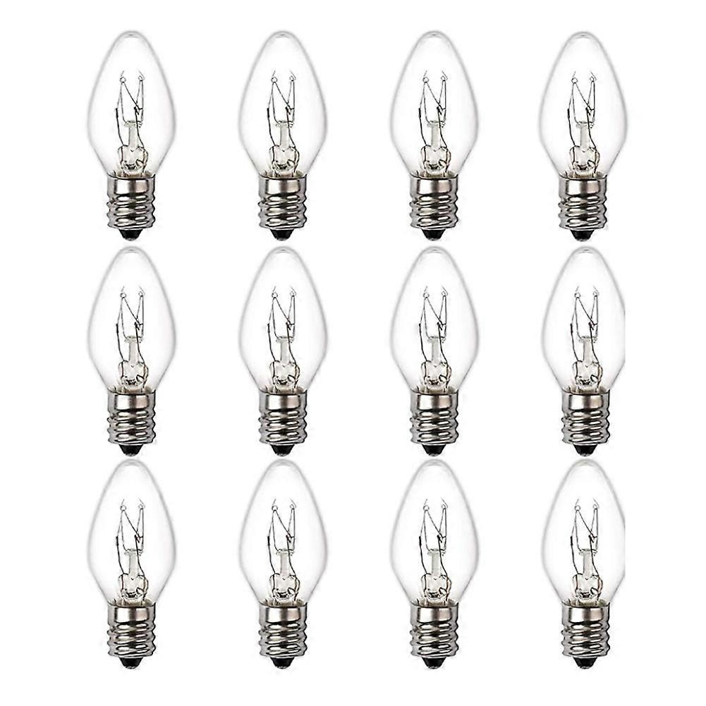 15-watt-himalaya-salzlampenbirnen, 12er-packung Dimmbare Nachtlichtbirnen Mit E12-sockel, Für Steinsalzlampen
