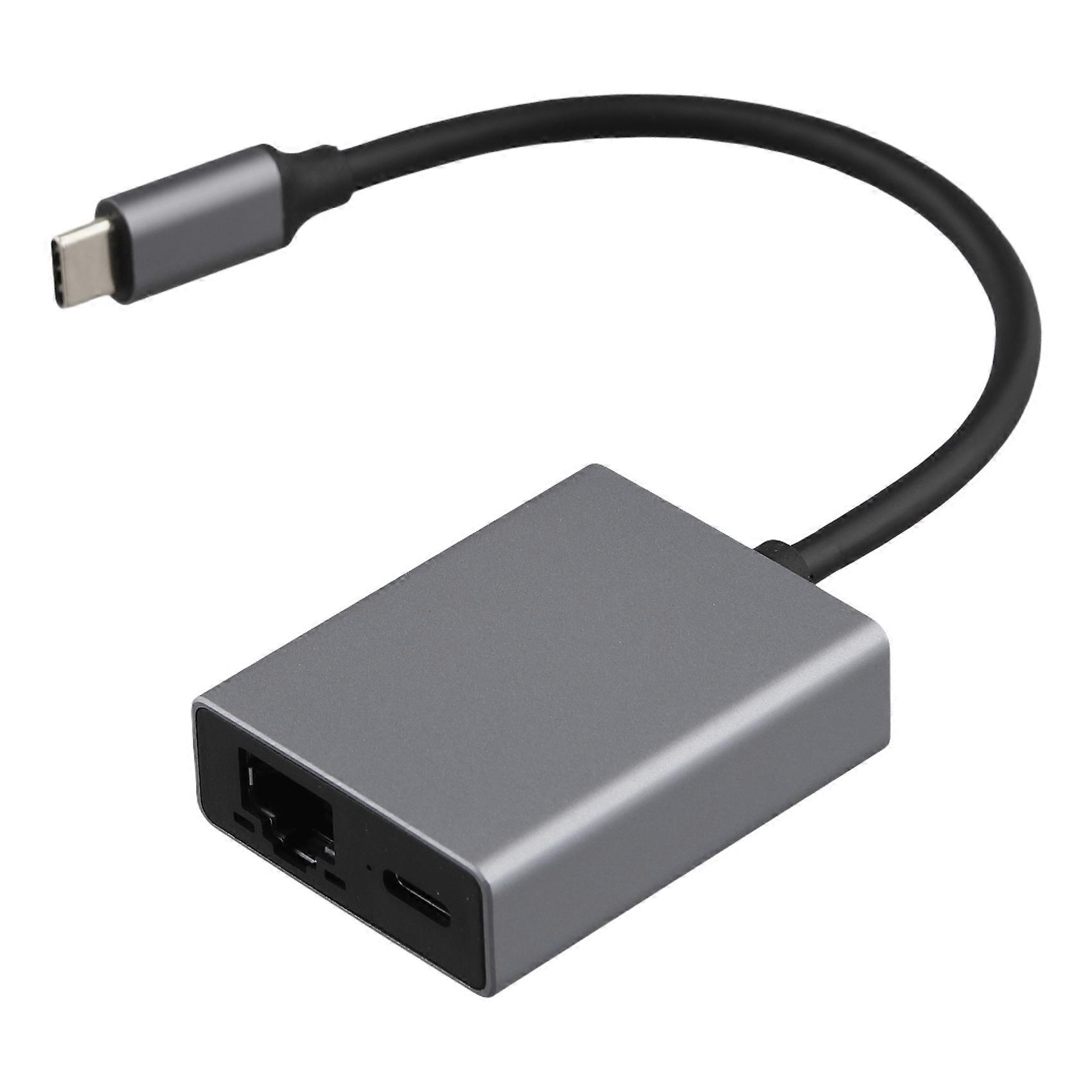 Externer Usb-c-zu-rj45-netzwerkadapter Mit 1000 Mbit/s Für Chromecast 4k, Google Tv Stick, Laptop Und Tablet.