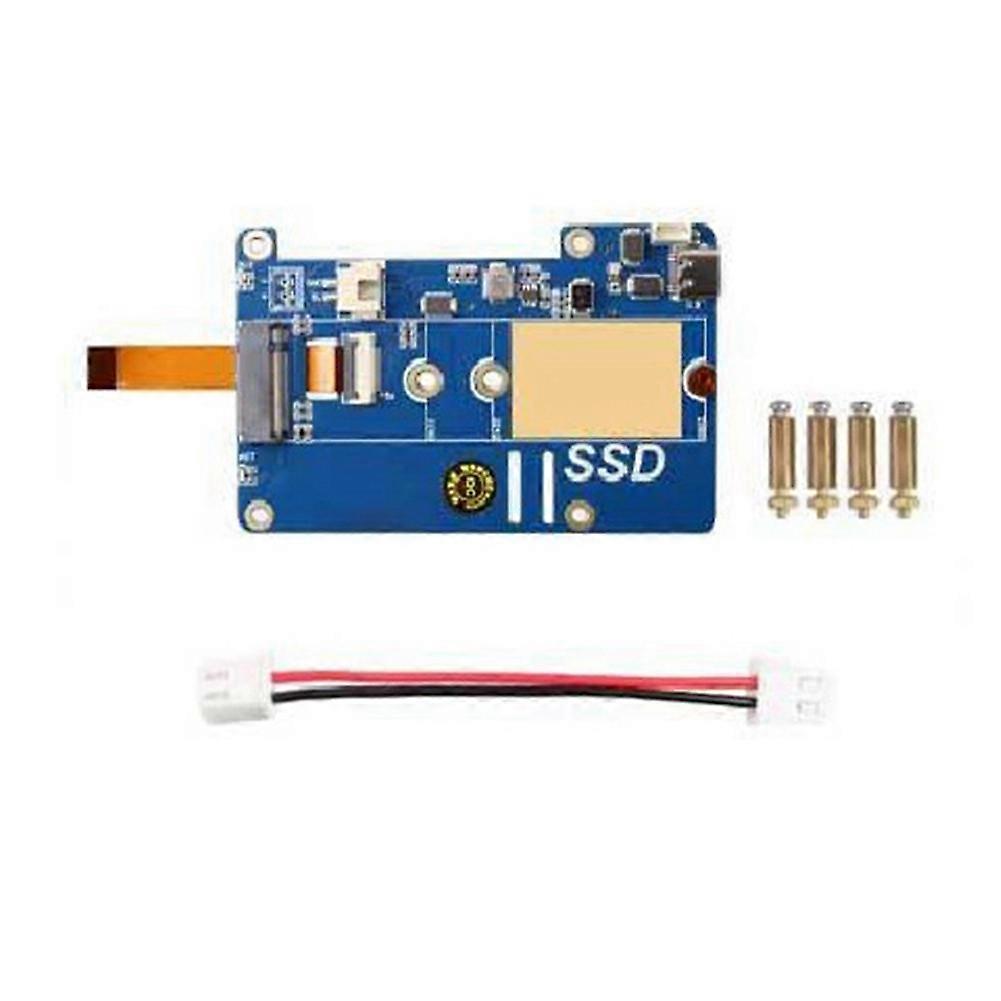 Mps2280p Pcie M.2 Nvme Ssd-erweiterungskarte Für Raspberry Pi 5, Kompatibel Mit 2280/2242/2230 Ssds Für Rpi 5