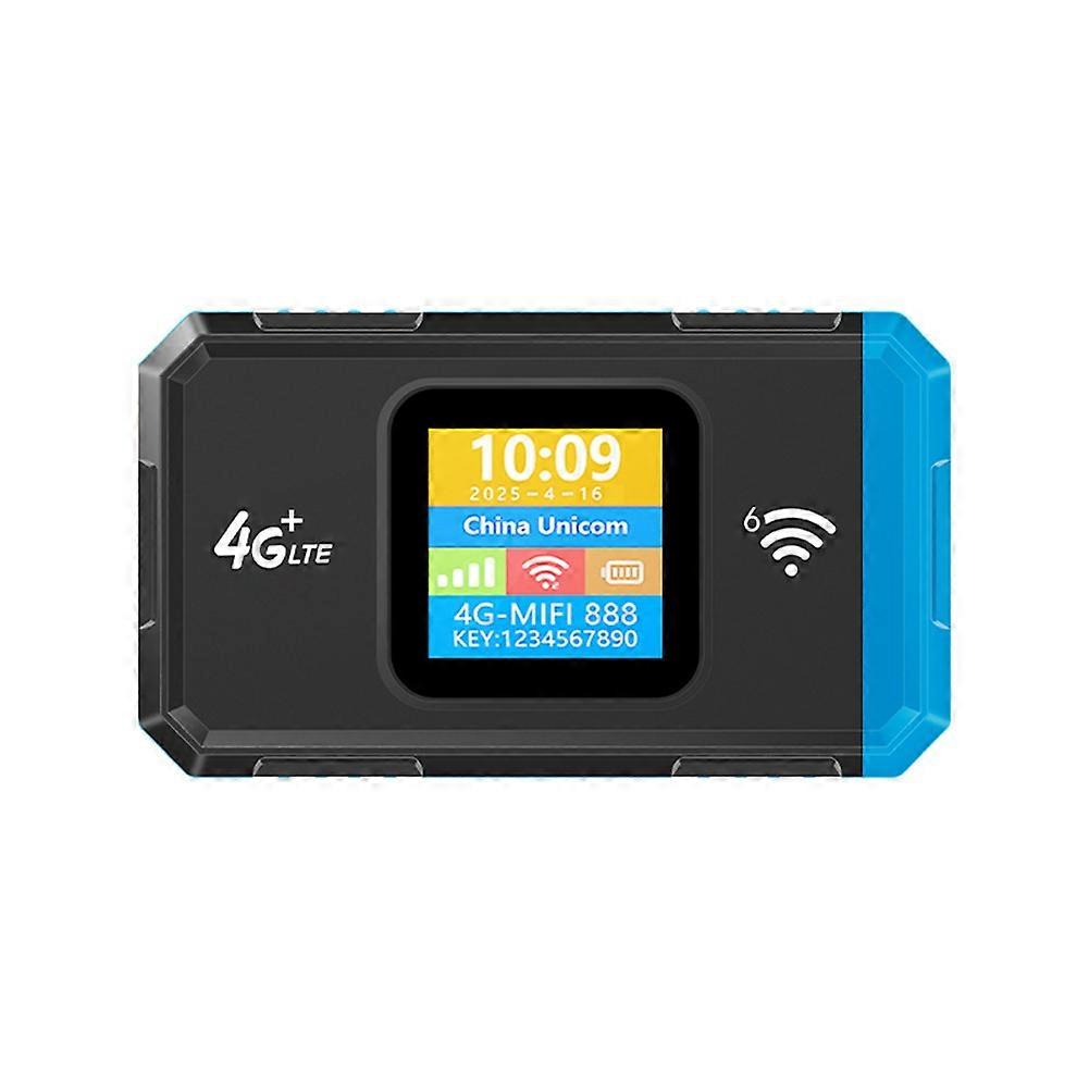Reise-wlan-hotspot Mit Sim-kartensteckplatz, 4g/5g- Und Wi-fi 6-kompatibel, Led-bildschirm, Stabile Verbindung, Unterstützt Bis Zu 16 Geräte, Ideal Für Wohnmobile Und Andere Freizeitfahrzeuge.
