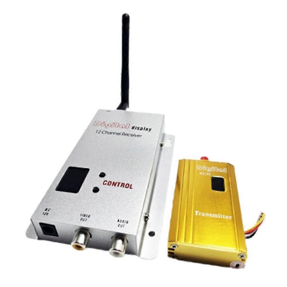 Professionelles Fpv 1,2 Ghz 1,2g 1500 Mw 8-kanal-kit (8-kanal-funksender Und 12-kanal-empfänger) Für Rc Fpv-drohnen