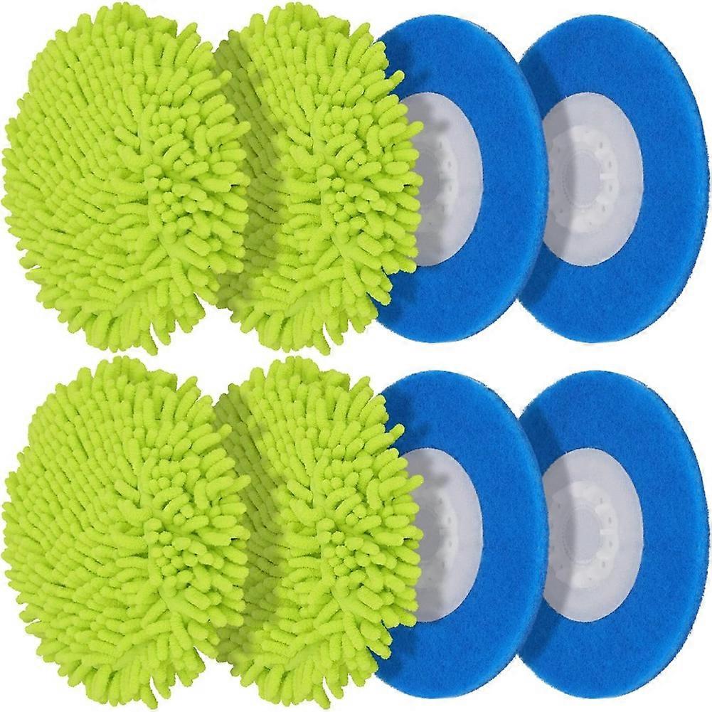 Magische Schwammpads Und Mikrofaser-chenillepads Für Die Rotationsdampfreiniger Der Serien Shark S7001 Und S7020