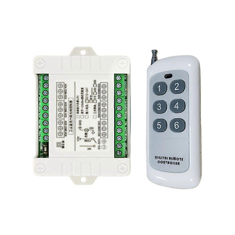 6-kanal-funkfernbedienung (433 Mhz), 12–36 V Dc, Empfänger, Sender, Relais A