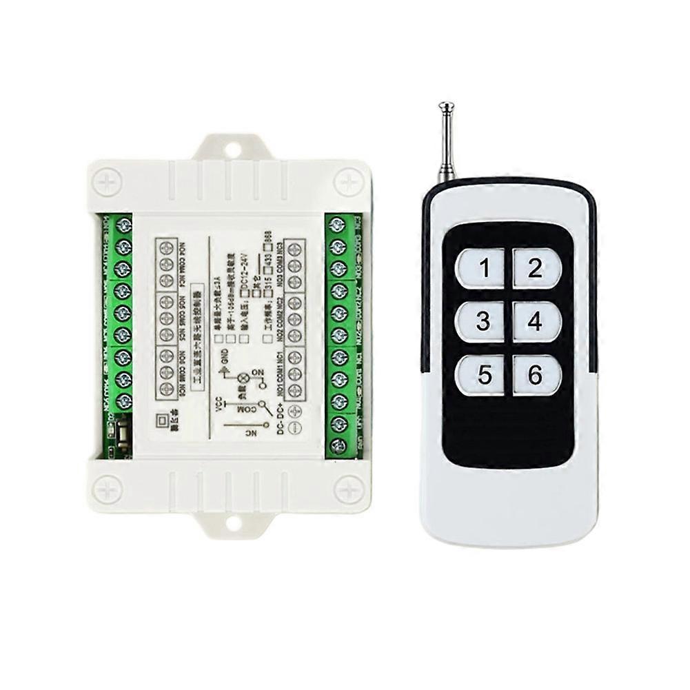 6-kanal-funkfernbedienung (433 Mhz), 12–36 V Dc, Empfänger, Sender, Relais B
