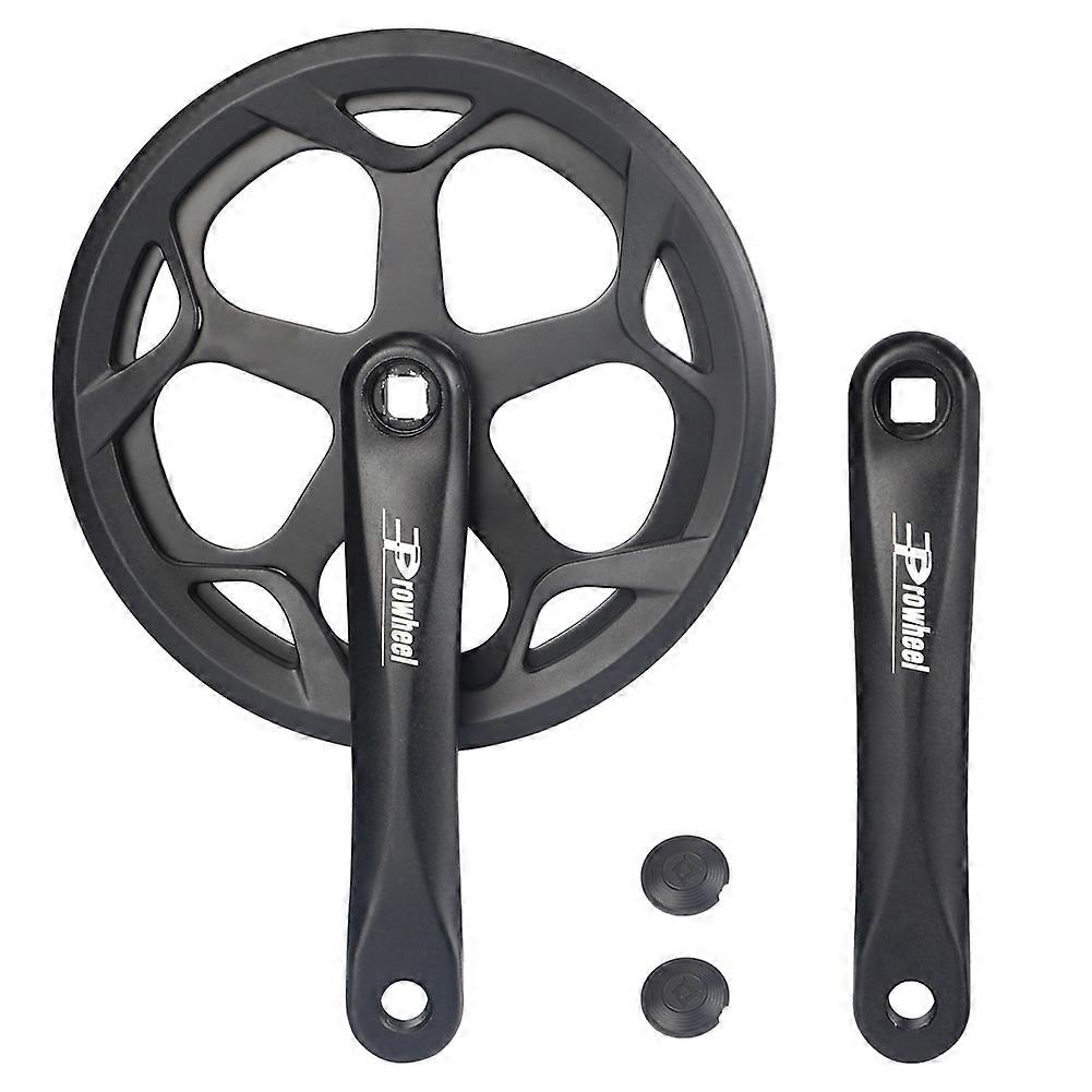 Prowheel Fahrradkurbelgarnitur, 170 Mm, Universal, Vierkantkurbeln, Aluminiumlegierung, 48 Zähne