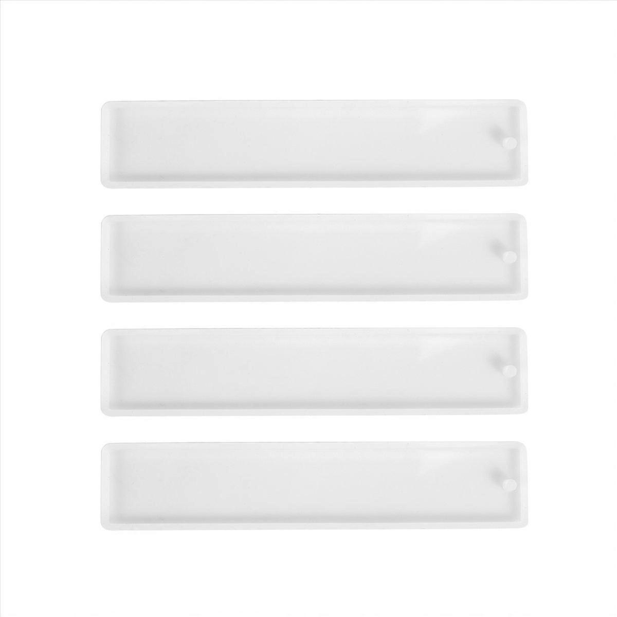 Set Mit 4 Harzformen Für Diy-lesezeichen, Transparente Form Für Schmuckherstellung Und Andere Bastelarbeiten