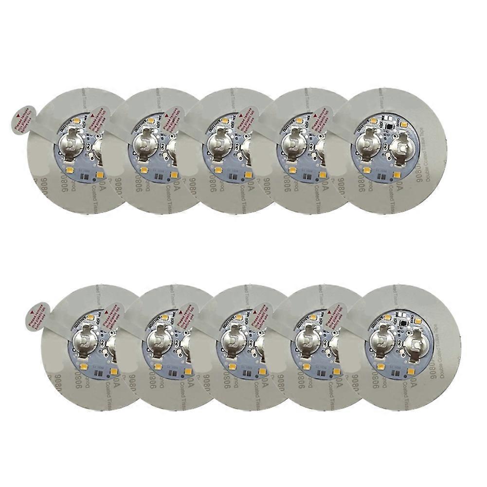 Packung Mit 50 Weißen Led-untersetzern, Leuchtend, Led-aufkleber, Für Weinflaschen, Barzubehör, Partys Und Hochzeiten.