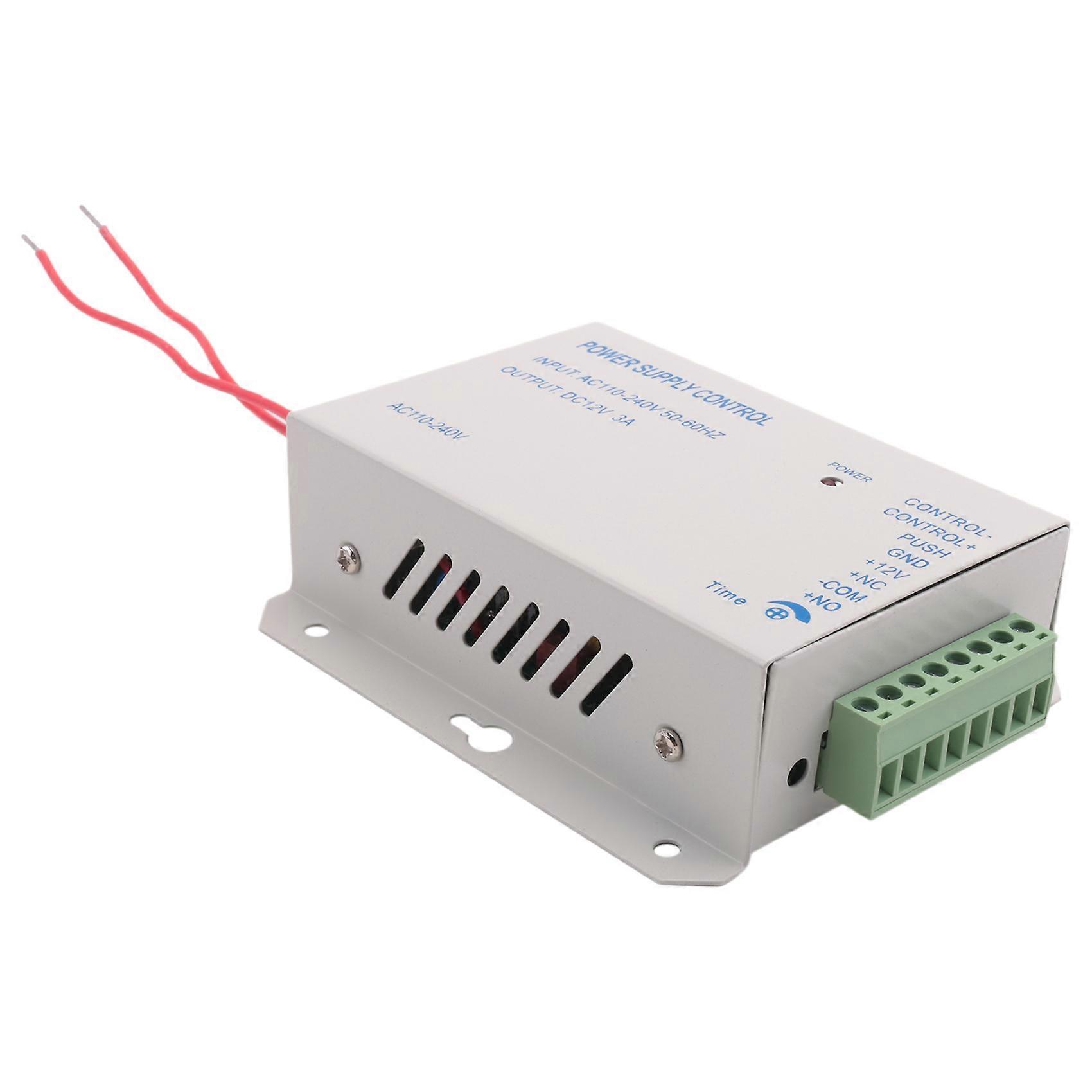 Netzteil Für Zutrittskontrollsysteme, Transformator, Adapter Für 110–240 V Wechselstrom-türsysteme, Konverter, Gerät, Weiß, 12 V Gleichstrom, 3 A