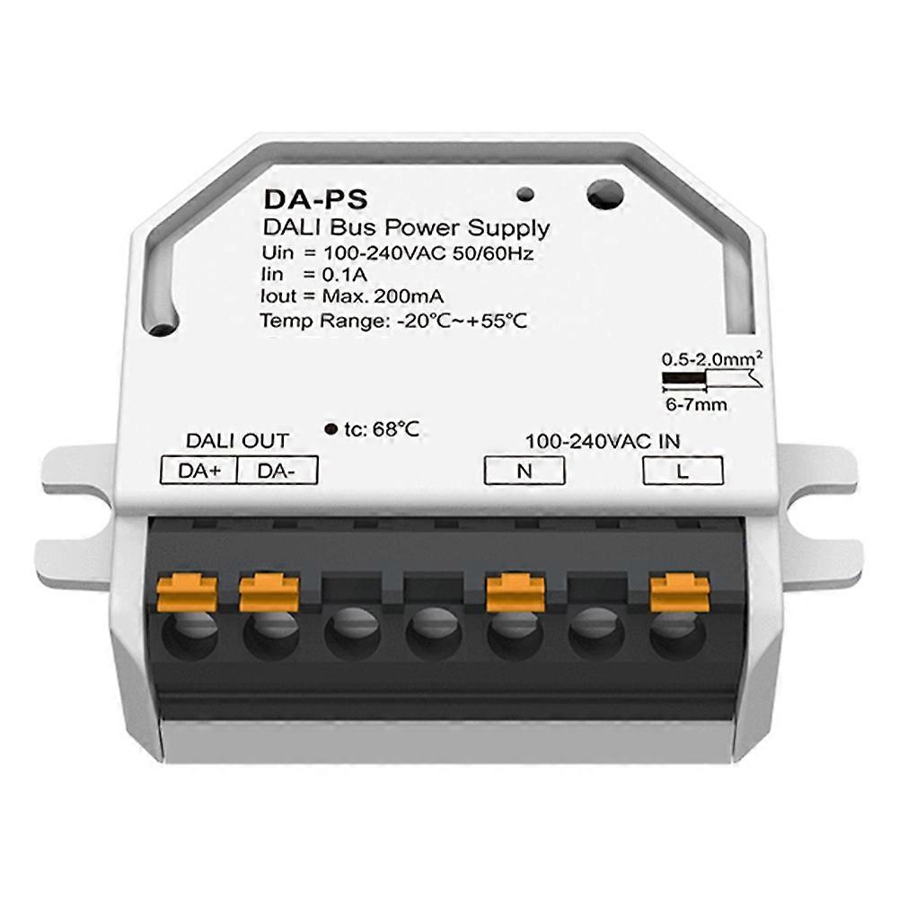 Dali-bus-netzteil Da-ps Mini Dali-bus-netzteil Ac 110 V, 220 V, 230 V, Stromstärke 200 Ma, Entspricht Der Selv-sicherheitsnorm.