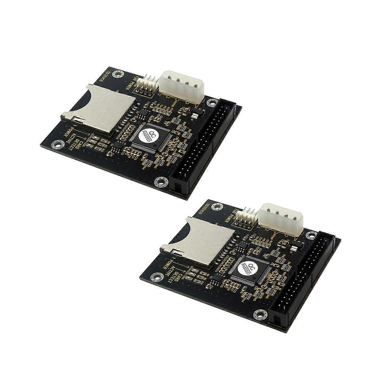 2 Ide-adapterkarten Für Sd-karten An 3,5-zoll-40-pin-ide-festplatten (5v)