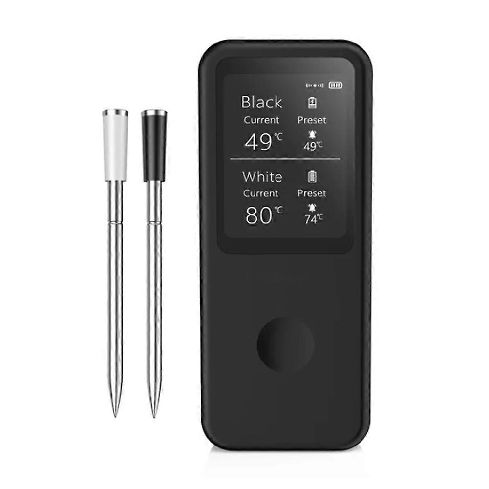 Kabelloses Fleischthermometer Mit Digitalen Bluetooth-sonden, Hd-bildschirm Und Fernüberwachungs-app Für Drehspieß Und Grill.