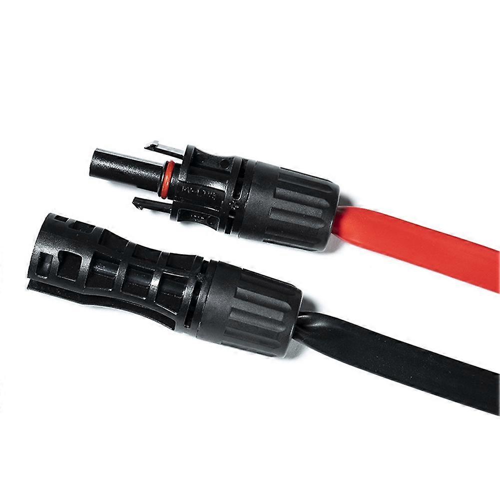 Ultraflaches, Flexibles Solarkabel, Solarmodul-anschlussadapter, 1 M, 1500 V, 90°-winkelstück, Photovoltaik-verlängerung