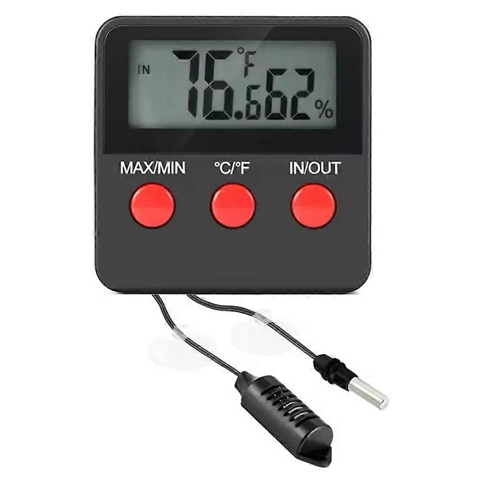 Reptilienthermometer Und -hygrometer, Kompatibel Mit Zuchtboxen. Stabiler Und Praktischer Saugnapf. Anzahl