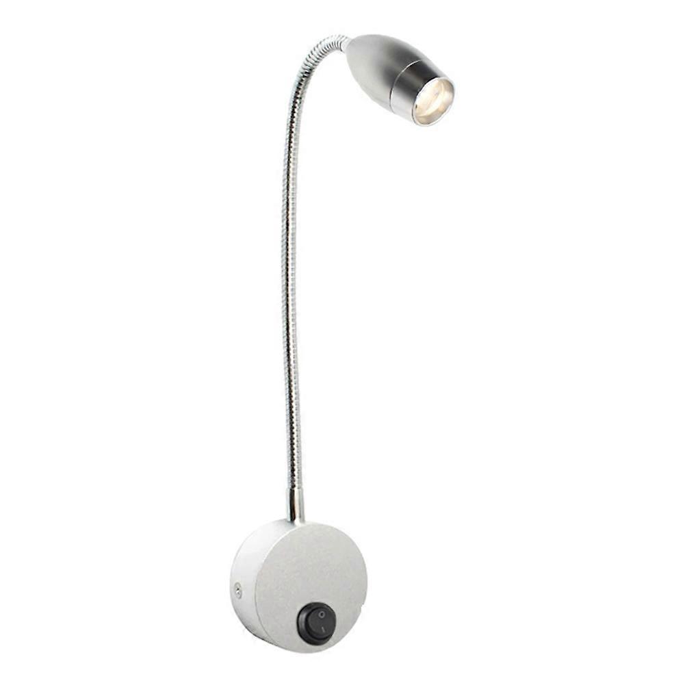 Flexible Led-leselampe, Flexibler Wandstrahler, Berührungsempfindliche Schwanenhalslampe, Warmes Licht, Us-stecker. Ideal Zum Lesen Am Bett.