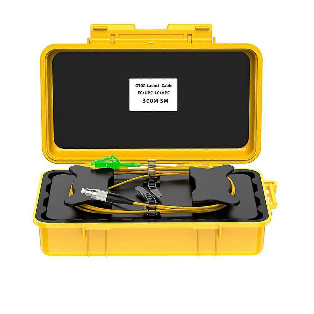 Glasfaser-otdr-startkabelbox, Totzoneneliminator, Glasfaserring, 300 M Fc/upc-lc/apc-otdr-übertragungskabelbox