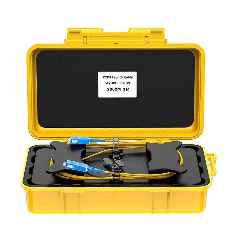 Glasfaser-otdr-startbox, Totzoneneliminator, Glasfaserringe, 2 Km Sc/upc-sc/upc Glasfaser-otdr-startbox