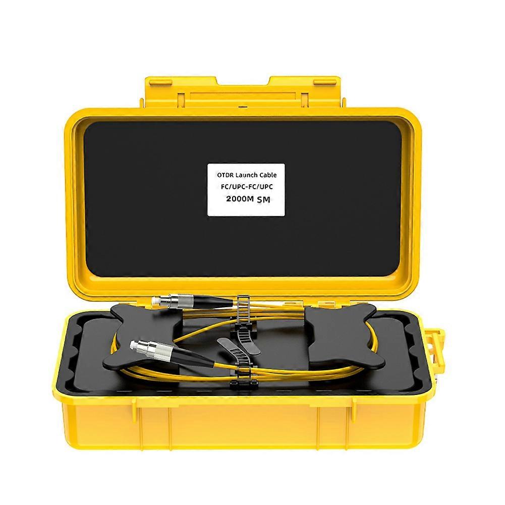 Glasfaser-otdr-startbox, Totzoneneliminator, Glasfaserringe, 2 Km Fc/upc-fc/upc Glasfaser-otdr-startbox