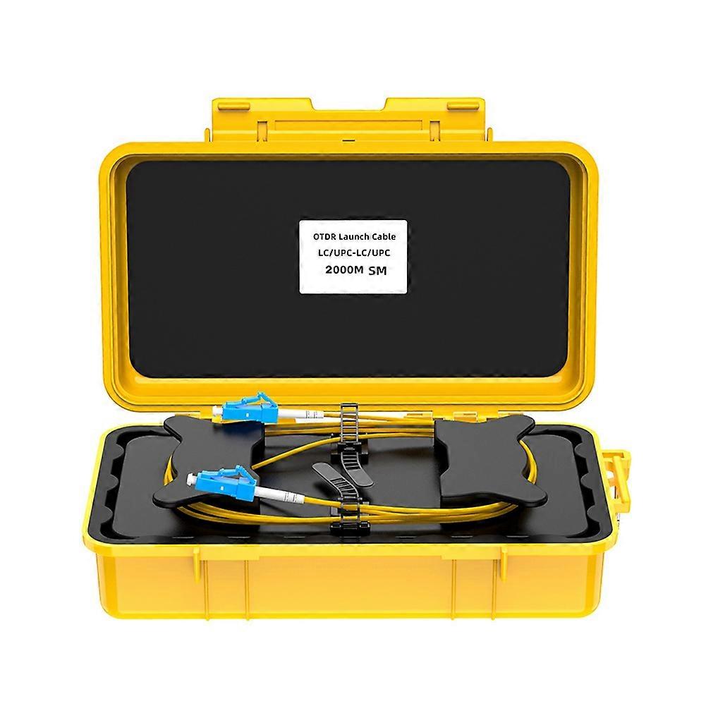 Glasfaser-otdr-startbox, Totzoneneliminator, Glasfaserringe, 2 Km Lc/upc-lc/upc Glasfaser-otdr-startbox