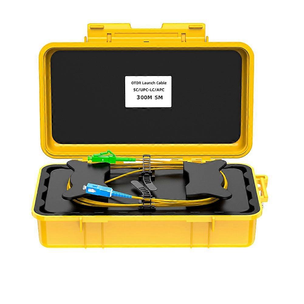Glasfaser-otdr-startkabelbox, Totzoneneliminator, Glasfaserring, 300 M Sc/upc-lc/apc-otdr-übertragungskabelbox