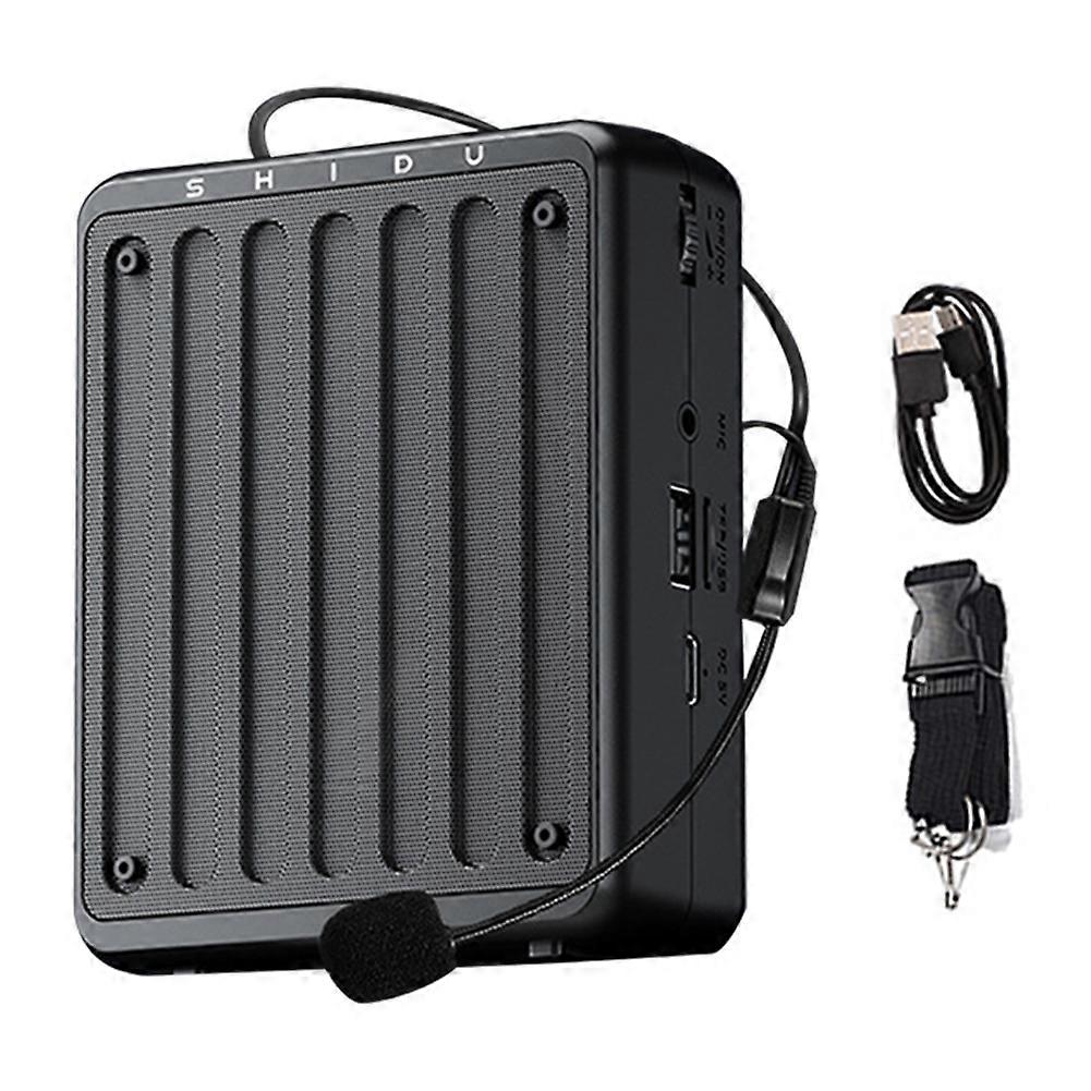 Shidu Mini-sprachverstärker Für Lehrer, Tragbarer Bluetooth-sprachverstärker Mit Eingebautem Mikrofon Für Reiseleiter, Zum Sprechen