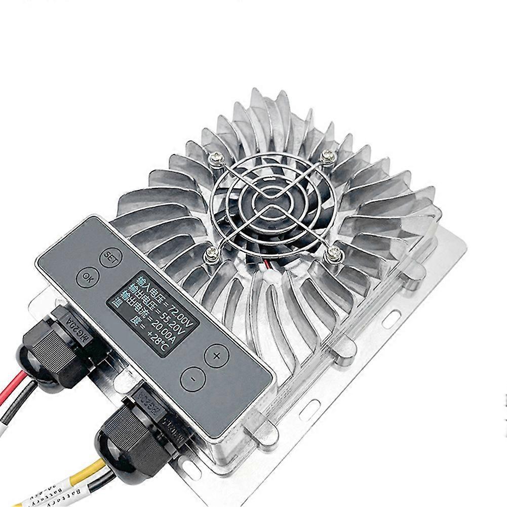 Mppt-solarladeregler Mit Lcd-bildschirm, Effizientes Photovoltaik-abwärtsmodul, Einstellbare Spannung Von 20 Bis 85 V
